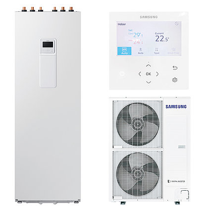 Samsung ECO-Mono Kompakt Wärmepumpe 16 KW 380-415V System R32 Heizen und Kühlen 