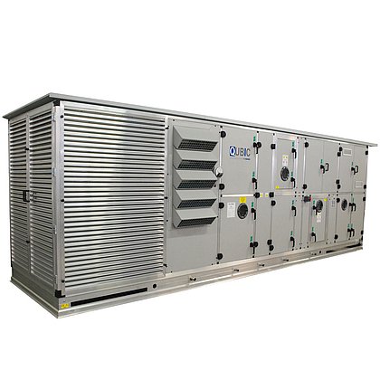 QUBIC Lüftungsanlagen mit luftgekühlter Kühlmaschine